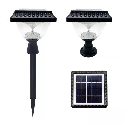 China High Quality Outdoor Waterproof ABS IP65 Solar Garden Wall Lamp Landscape Auto On/Off Lights For Lawn Park Pathway Solar Garden Light for sale