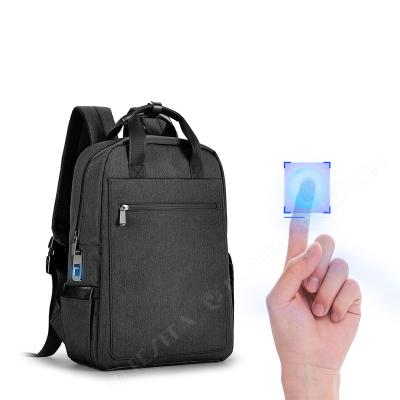 China With Full Antomatic USB RESENA RB2941Smart Fingerprint Open OEM ODM Laptop Business Styple Waterproof Nylon Backpack for sale