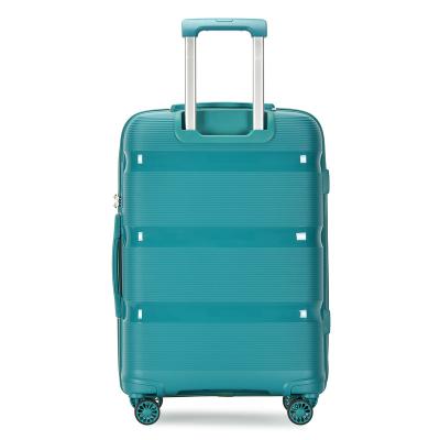 China RESENA Fashionable Hot Selling Food Grade PP Material Anti-spray New Wear-resistant Carry On Trolley Luggage for sale