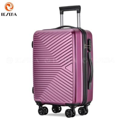 China Wholesale Cheap RESENA Vacation Trolley Bag ABS Luggage Suitcase For Travel for sale