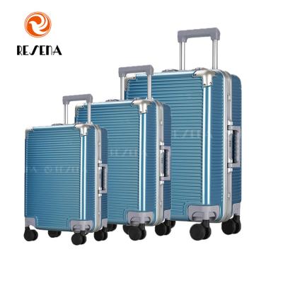 China Resena Fashionable ABS Luggage Set PC Luggage Suitcase Travel Luggage Case for sale