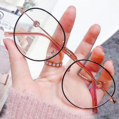 China For reading glasses around blue light blocking cheap optical glasses frames metal eyeglasses frames glasses for sale