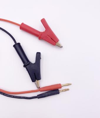 China High Temperature Silicone Wire Custom Design Banana Connector Car Wire Harness Jumper Battery Cable 18AWG High Temperature Silicone Cable Assembly for sale