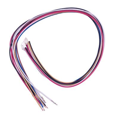 China Customize 12v Wire Harness SHENZHEN Manufacturer High Current Customize 12v Wire Harness +10 Pin Wire Harness Assembly TFLon Female Housing Cable for sale