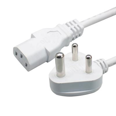 China South African Home Appliance ZIM EAR 3 Pin Plug to IEC 320 AC C13 Cord Cable Extension for sale