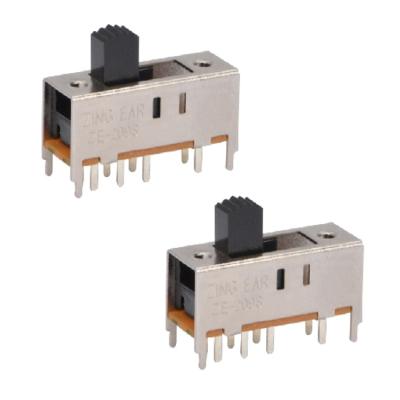 China -40+85 (â „ ƒ) hot sale factory wholesale price ZE 209S-2C 1A 125vac mini metal on-off slide switch 1P3T 2P3T for sale