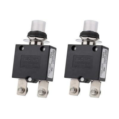 China KUOYUH 98H Series Manual Reset Overload Protector Switch Screw Straight Pin 40A 80A To Electrical Automatic Circuit Breaker 98H Series for sale