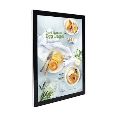 China Aluminum+Acrylic+LED Wall Mount Menu Light Box Advertising Display Light Box LED Menu Control Panel for sale