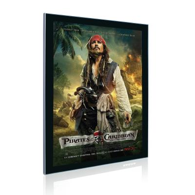 China Aluminum+Acrylic+LED Theater Advertising A1 A2 Led Display Frame Wall Mount LED Poster Lightbox for sale