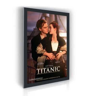 China Aluminum+Acrylic+LED Custom Size Cinema Led Frame Display Slim Design Led Picture Frame Magnetic Light Box for sale