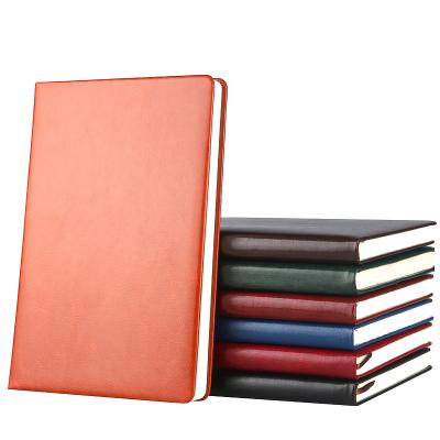 China 2022 Factory Custom Material Business Planner Hardcover Book PU A5 A6 Notebook Leather Cover for sale