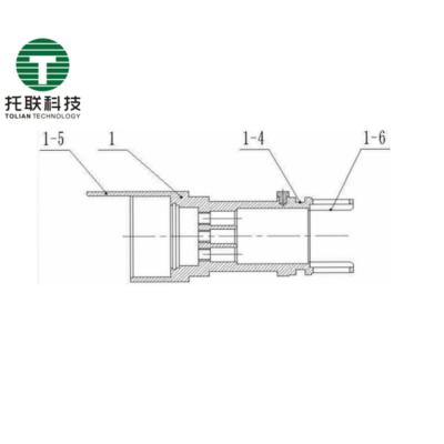 China Common CNC Machining Precision Torpedo For Oil Logging for sale