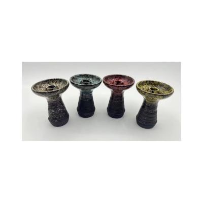 China Portable + Easy Wholesale Narguile Head Bowl Premium Shisha Smoking Accessories Ceramic Hookah Bowls for sale