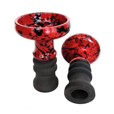 China Portable + Easy Premium Ceramic Hookah Bowl Shisha Tobacco Holder Accessories Hookahs Head Bowls Wholesale for sale