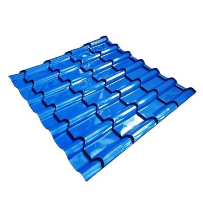 China Boat Plate Color Coated PVC Steel Roof Sheet ASP Corrugated Roofing Steel Sheet for sale