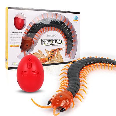 China RC Model Infrared Remote Control centipede simulation tricky scary scolopendra electric toy for sale