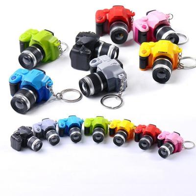 China For Kids Wholesale Toy Keyring Sound Button Souvenir Gifts And Light Fashion Funny Creative Camera Instant Led Key Chain for sale