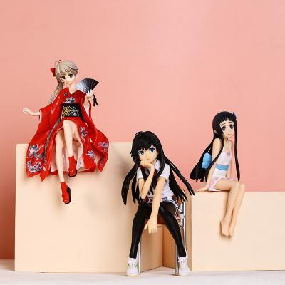 China Custom Anime Figure Decoration Doll Kids PVC Collectible Model Toy Vinyl Action Figure Cartoon Anime Toys for sale