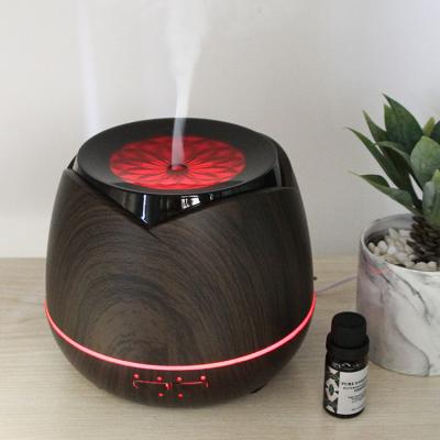 China USB Direct Ultrasonic Wood Grain Aroma Diffuser Mini Aroma Essential Oil Car Factory Mist Diffuser for sale