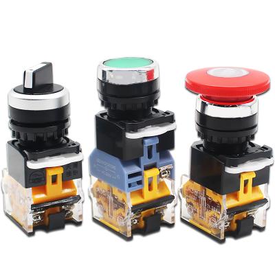 China Various engraving machine accessories contact button switch engraving machine emergency stop button shell switch for sale