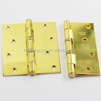 China polished square butts flat key hinges for 4inch door for sale