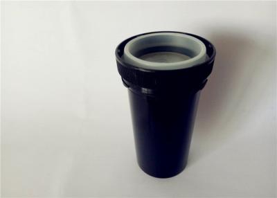 China Black Reversible Child Resistant Vials Polypropylene Material FDA Approved For Marijuana for sale