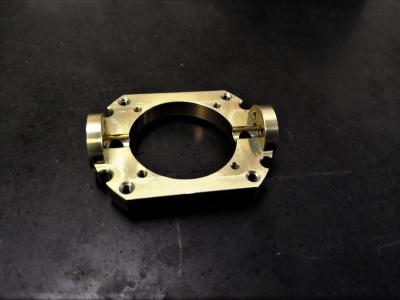 China Aerospace Spare Parts Optical Bracket Defence Components Electric Anodized for sale