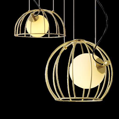 China New Nordic Modern Dorm Light Pendant Cages Adjustable Light Direction Hanging Lamp Lighting for sale