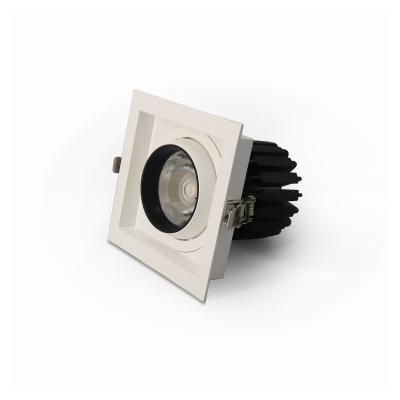 China Modern hot sale 20W 30W 40W 60W high power white quality adjustable square cob led downlight for sale