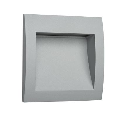 China Easily Assembled Aluminum Modern Black Walls Led Lighting 5W Square Outdoor Light For Wall for sale