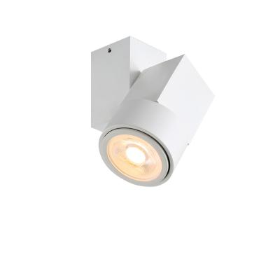 China Hot Selling Post Modern In Europe High Quality Pure Aluminum Spotlight Adjustable Angle GU10 Mr16 Ceiling Mount for sale