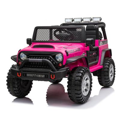 China Ride On Toy 2021 New Kids Battery Ride On Battery Operated Car And Truck Pink Color for sale