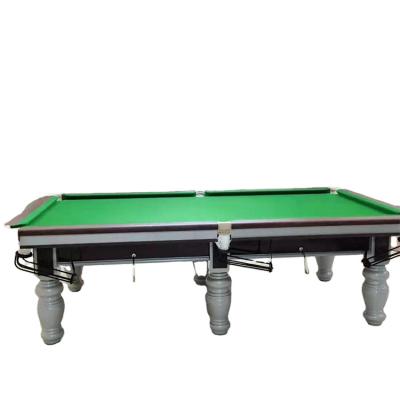 China Black Zink Alloy Chinese Style Eight 9ft Proffessional Snooker Billiard Table Pool for sale