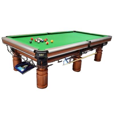 China Custom High Quality Chinese Style Snooker Luxury Snooker Table Natural Zink Alloy for sale