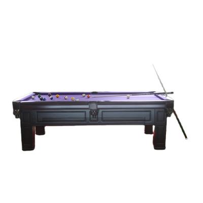 China Leather& Iron Art Carving 4in1 pool billiard pool table wholesale iron good quality for sale for sale