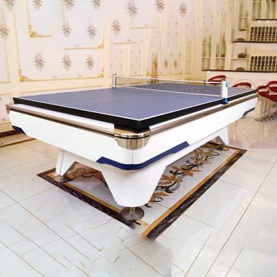 China American billiard game snooker table the most popular pool table 9ft solid wood snooker table with light for sale