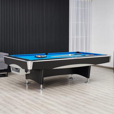 China High Quality Solid Wood Slate Billiard Pool Table Price 9ft American Game Billiard Pool Table Good For Family Use for sale