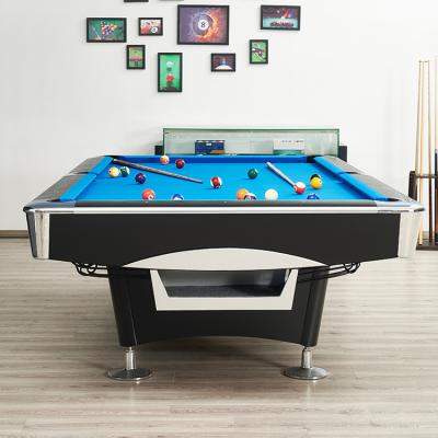 China Snooker Game Pool Table American Style New Selling Quality 580 Gross Weight 9ft/8ft/7ft Size 4 in 1 9 Ball Fancy Billiard Table for sale