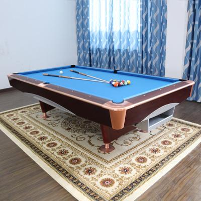 China High quality american snooker game pool table, high price, 9ft/8ft/7ft size wood grain indoor game table for sale for sale