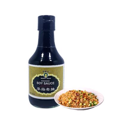 China Non-GMO 200ml Soy Sauce Mushroom Dark Soy Sauce 625ml*12 for sale