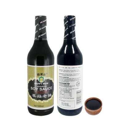 China Good Taste Fresh Mushroom Flavor Pure Mushroom Soy Sauce 625ml for sale