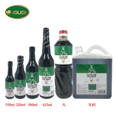 China Brc HACCP OEM & ODM Bulk Chinese Wholesale No Wheat Gluten Free Soy Sauce 150ml for sale