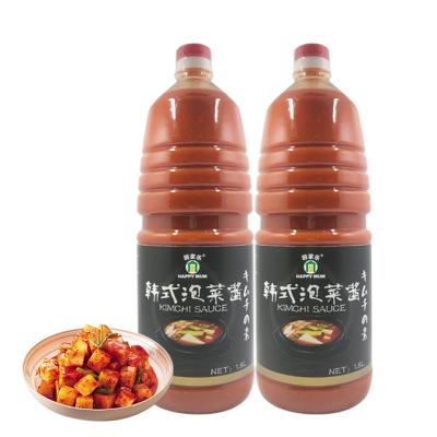 China Chinese Sauce 1.8 L Korean Kimchi Sauce Brand Flavor Plastic Package Kimchi Sauce for sale