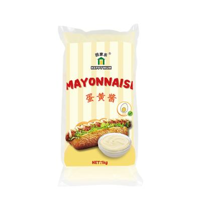 China Good Delicious OEM Brand Mayonnaise 1 Kg Bulk Mayonnaise Sauce Pack 1 Kg for sale