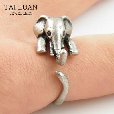 China ALLOY Wholesale Yiwu Women Jewelry Animal Ring Elephant Ring for sale