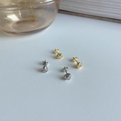 China Wholesale Trendy Vintage Minimalist Jewelry Fashion Gold Plated Stud Earring For Women for sale