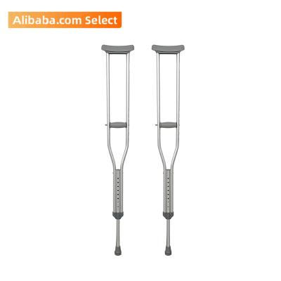 China Height Adjustable Aluminum Crutches Disabled Underarm Crutches S Crutches for sale