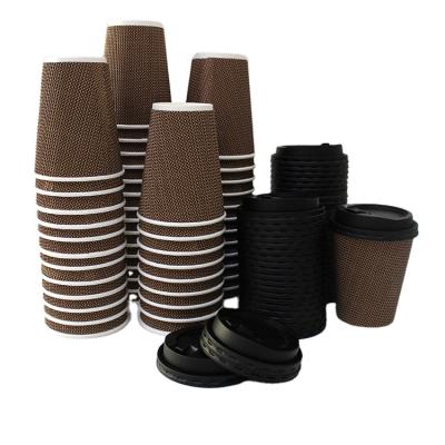 China Custom Paper Cup Disposable Hot Sleeve Coffee Paper Cup Sleeve With Logo Coffee Paper Cups for sale