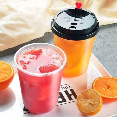 China Single Wall Hard Plastic Cold Water Drinks Summer Clear Frosted Disposable Plastic Coffee Cups for sale