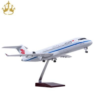 China China Large Scale Airbus Aircraft Simulator Flat Resin Models ARJ Air China Aircraft Model 1/80 for sale